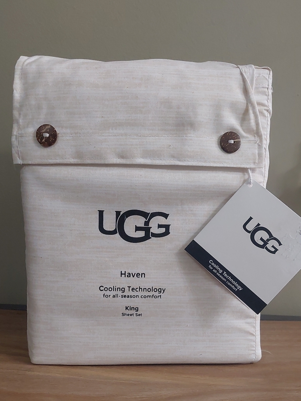 UGG Haven King Sheet Set - Soft Cream